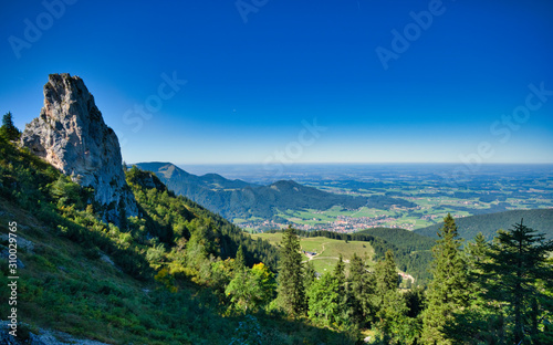 Mountain landscape. Aschau im Chiemgau, Bavaria, Germany