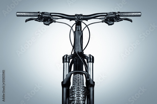 Canvas Print front of  an mountain bike
