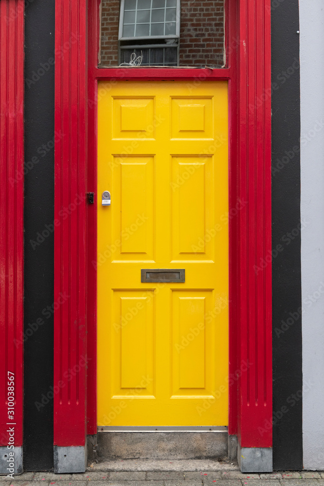Entrance of an Irish apartment, Kinsale, County Cork, Ireland