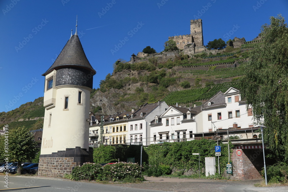 Kaub mit Burg Gutenfels, Mittelrhein