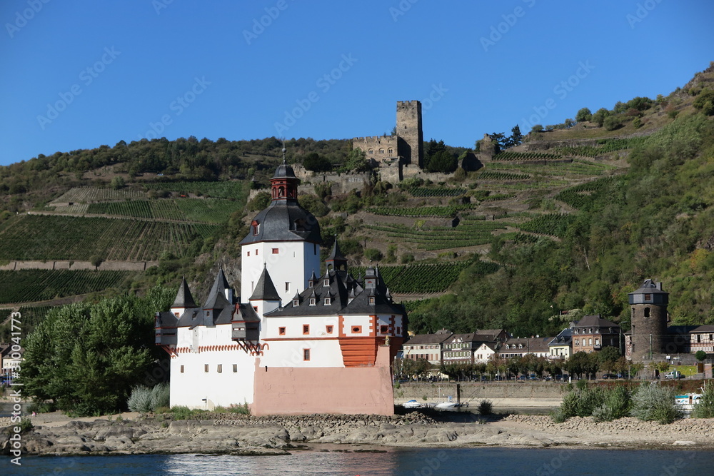 Burg Pfalzgrafenstein mit Burg Gutenfels, Mittelrhein