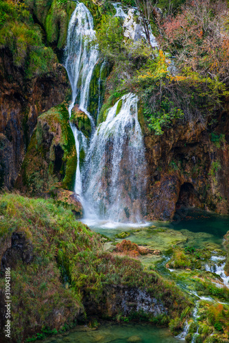 Plitvice Jezera Lakes park landscape