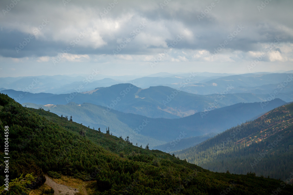 view of mountains