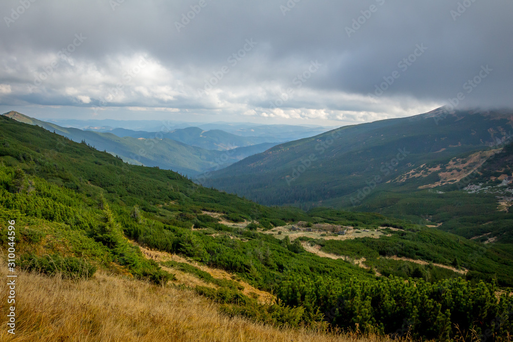 view of mountains