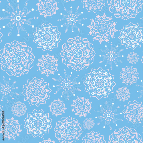 pattern abstract wallpaper snowflake winter