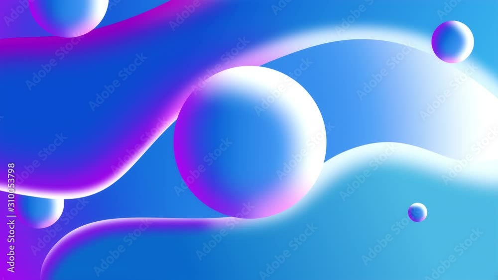 Abstract gradient blue bubble glow shapes background loop animation Abstract gradient blue bubble glow shapes background loop animation