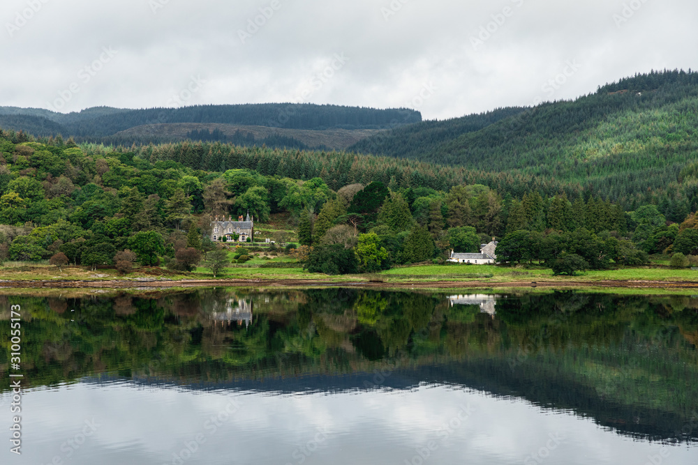 Fototapeta premium Jura Isle Landscape in Scotland