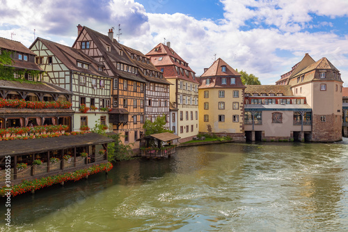 Old historical town. Grande Île. Strasbourg. France