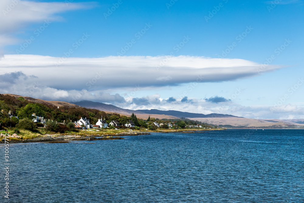 Jura Isle Landscape in Scotland