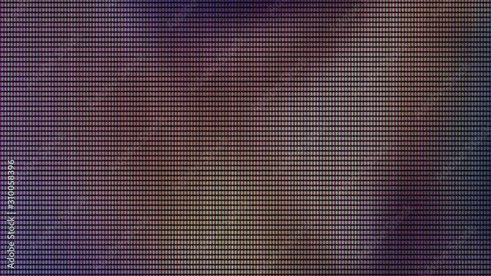 TV Screen Grid Closeup With Moving Images TV Screen Grid Closeup With Moving Images