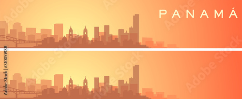 Panama Beautiful Skyline Scenery Banner