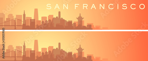 San Francisco Beautiful Skyline Scenery Banner