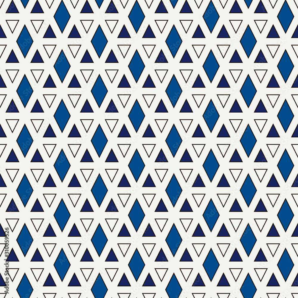 Contemporary geometric pattern. Repeated triangles ornament. Modern geo abstract background. Seamless surface design. Mosaic wallpaper. Digital paper, textile print. Vector illustration Contemporary geometric pattern. Repeated triangles ornament. Modern geo abstract background. Seamless surface design. Mosaic wallpaper. Digital paper, textile print. Vector illustration