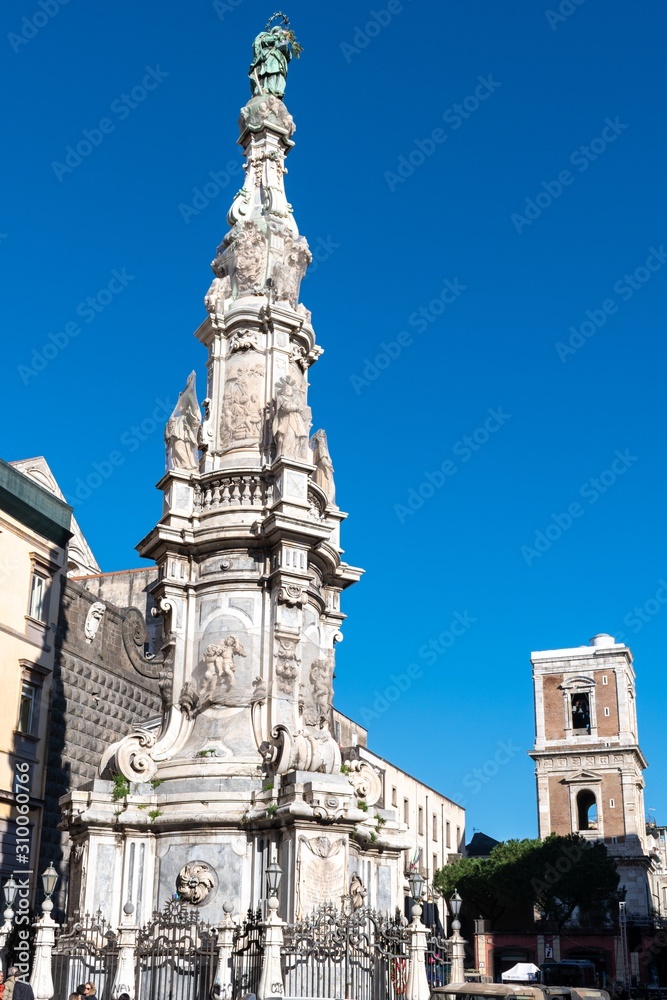 Obelisco di Piazza del Gesù Nuovo - Napoli - Campania - Italia Obelisco di Piazza del Gesù Nuovo - Napoli - Campania - Italia