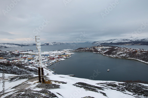 Kirkenes view in winter photo
