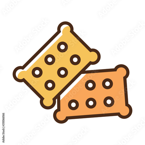 Color icon biscuit