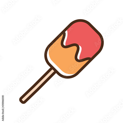 Color icon ice cream