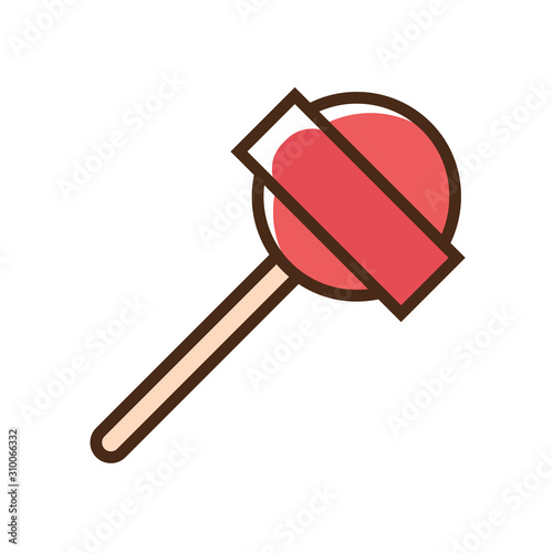 Color icon lollipop