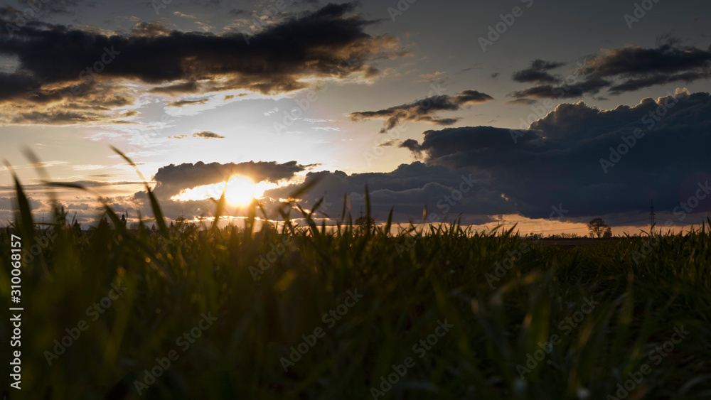 Fototapeta premium Sonnenuntergang