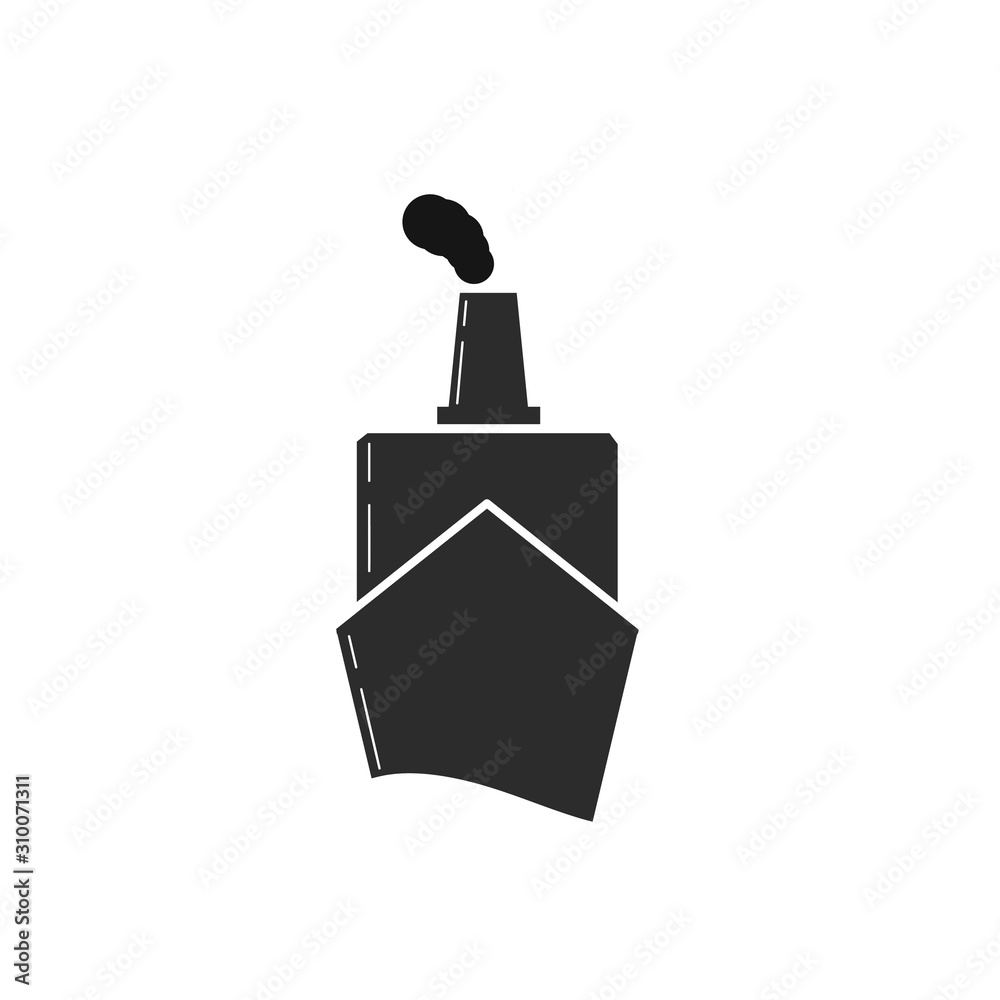 Obraz premium Boat icon on white background