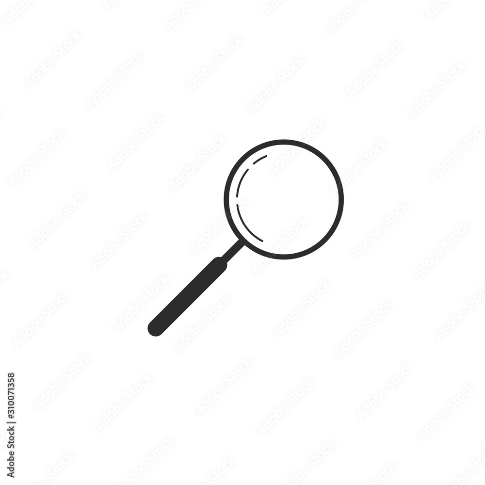 magnifying glass isolated on white background magnifying glass isolated on white background