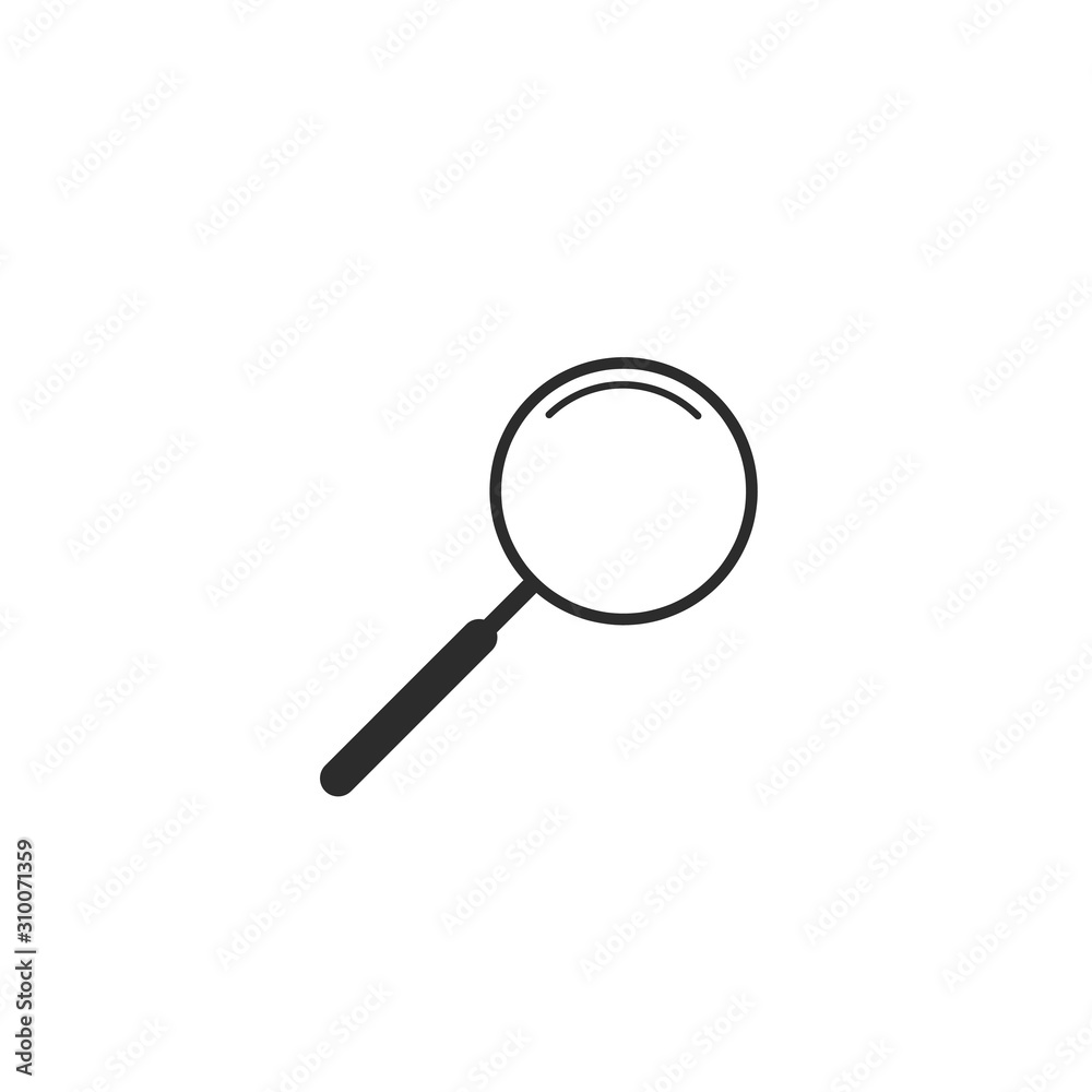 magnifying glass isolated on white background magnifying glass isolated on white background