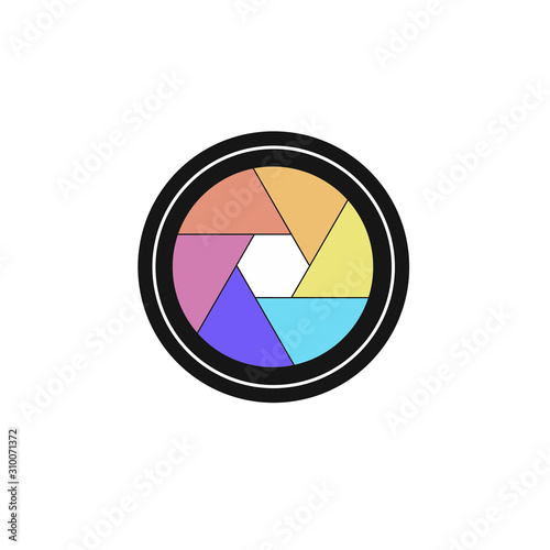 camera icon on white background