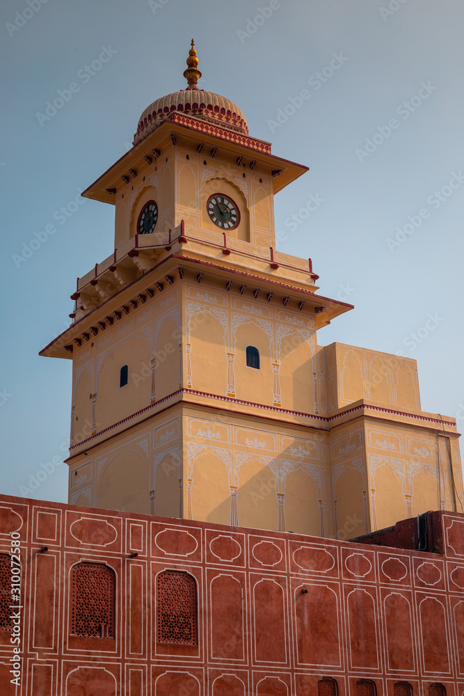 Jaipur city palace in the Maharaja Sawai Man Singh II Museum, in Rajasthan region of India.