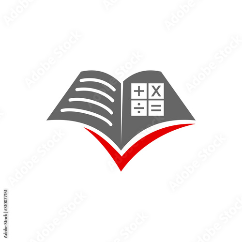 Bookkeeping Accounting check data logo template vector Isolated