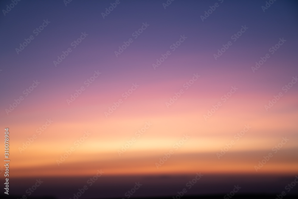 Sunrise and Sunset Abstract Sky Background, Colors