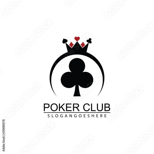 Poker Club Logo Design for Casino Business, Gamble, Card Game, Speculate, etc