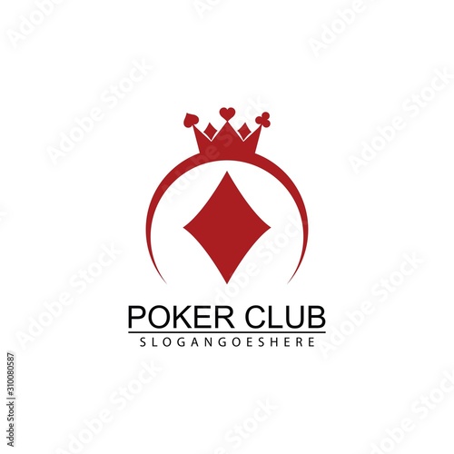 Poker Club Logo Design for Casino Business, Gamble, Card Game, Speculate, etc