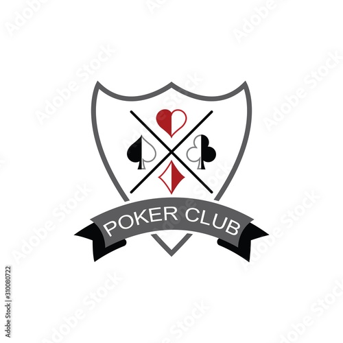 Poker Club Logo Design for Casino Business, Gamble, Card Game, Speculate, etc