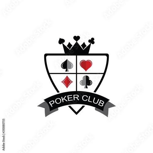 Poker Club Logo Design for Casino Business, Gamble, Card Game, Speculate, etc