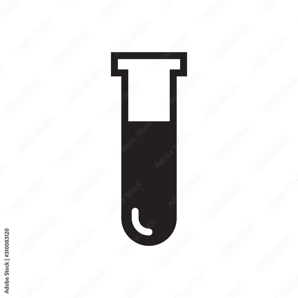 Test tube with drop icon in trendy flat style design. Vector graphic illustration. Suitable for website design, logo, app, and ui. EPS 10. Test tube with drop icon in trendy flat style design. Vector graphic illustration. Suitable for website design, logo, app, and ui. EPS 10.