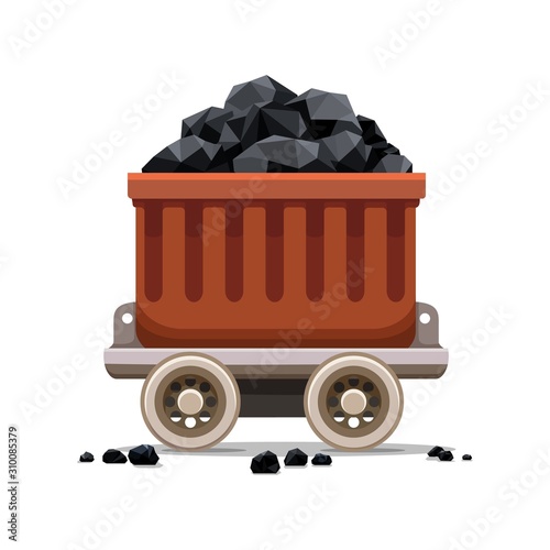 Mine coal trolley