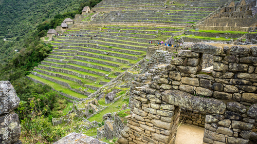 The terraces or agricultural platforms of the Inca Empire, Machu Picchu Cusco