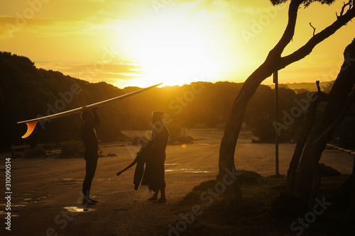 Sunset Surfers photo