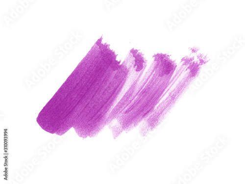 Purple abstract watercolor background. Purple watercolor scribble texture. Abstract watercolor on white background. It is a hand drawn.