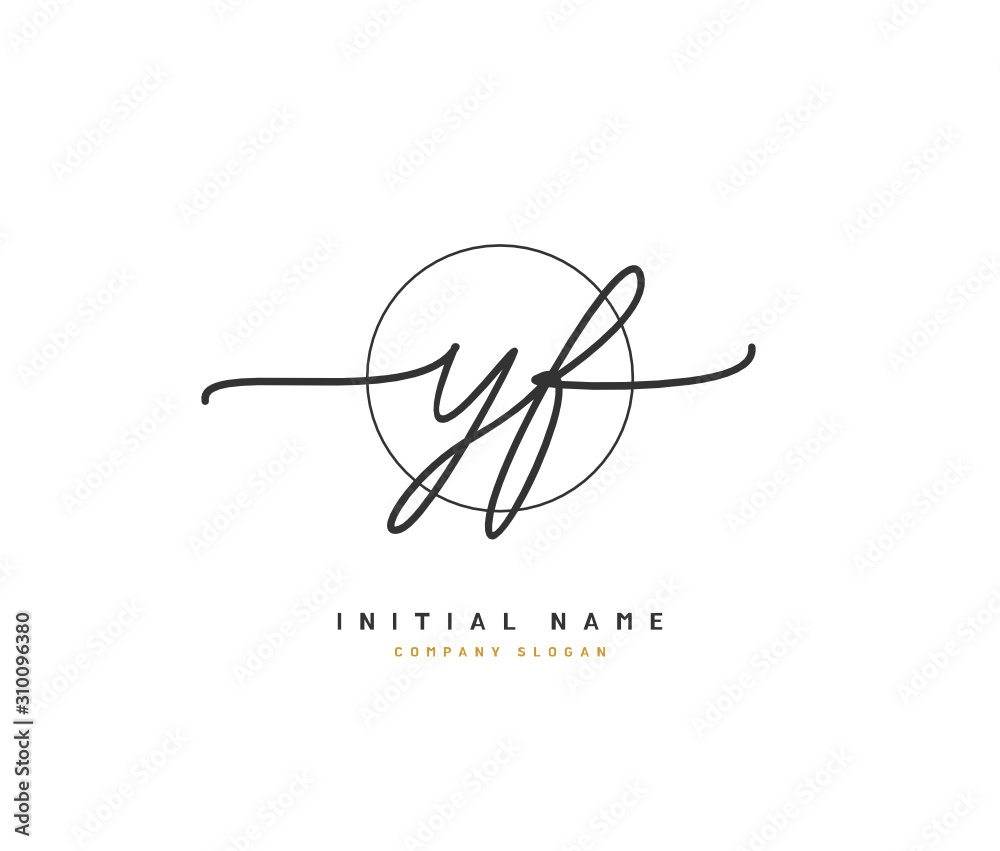 Y F YF Beauty vector initial logo, handwriting logo of initial signature, wedding, fashion, jewerly, boutique, floral and botanical with creative template for any company or business. Y F YF Beauty vector initial logo, handwriting logo of initial signature, wedding, fashion, jewerly, boutique, floral and botanical with creative template for any company or business.