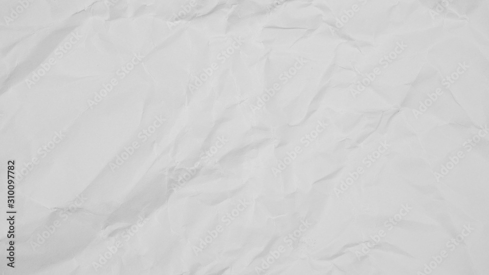 Naklejka premium White creased paper texture background