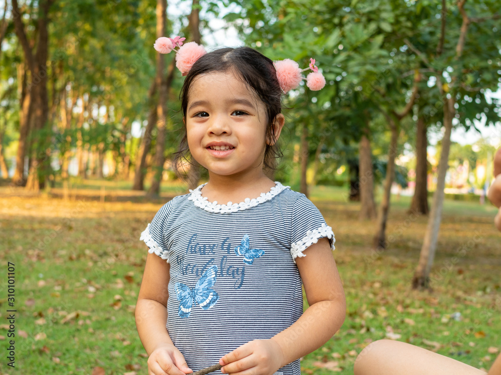Beautiful Portrait of Little Child Girl at Ministry of Public Health Public Park Beautiful Portrait of Little Child Girl at Ministry of Public Health Public Park