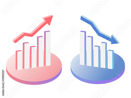 up and down graph