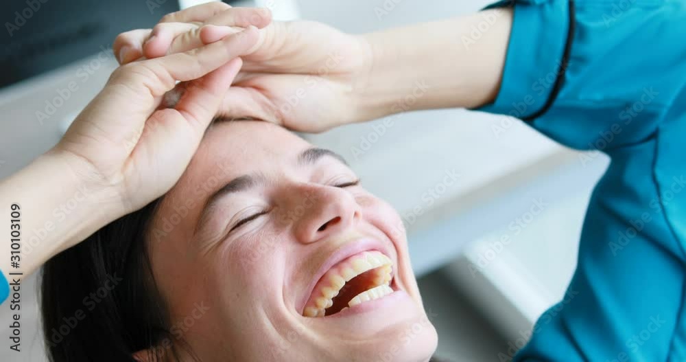 positive emotions of a woman at her desktop positive emotions of a woman at her desktop