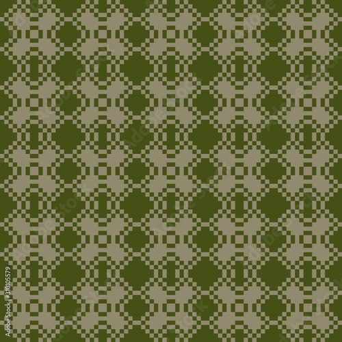 Seamless weaving textile vector pattern for clothing, bedding, interiors, wallpaper, covers, decoration and decoupage