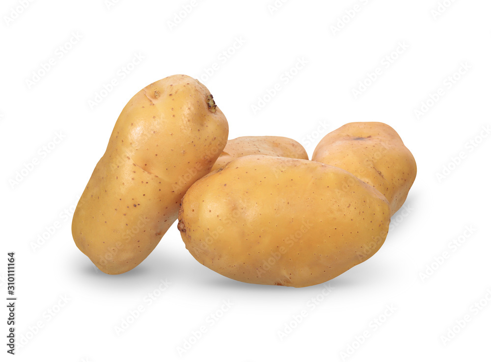 Potato isolated on white background. clipping path Potato isolated on white background. clipping path