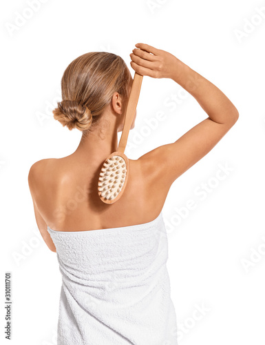 Beautiful young woman with ...