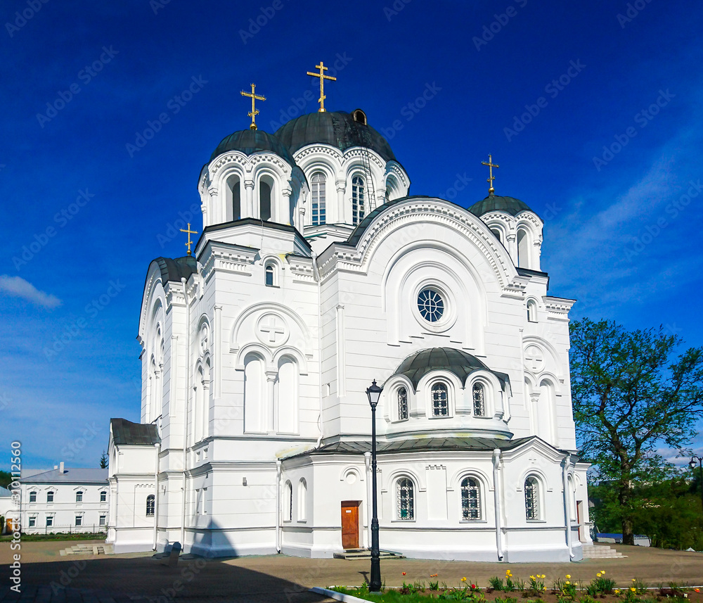 Old Orthodox Church Hagia Sophia in Polotsk Belarus Europe 