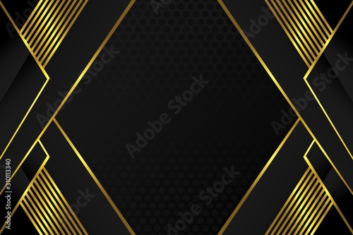 Luxury background. abstract black gold. frame modern simple creative elegant with space of text can be used for Ramadan Islamic arabesque celebration invitation