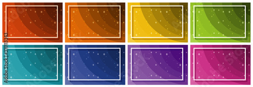 Background template in many colors